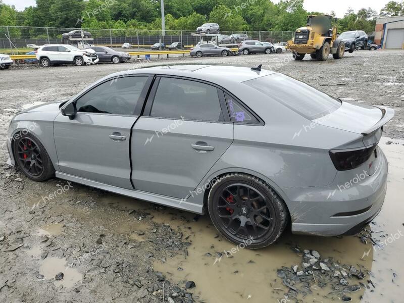 AUDI RS3 2020 gray  gas WUABWGFF6LA902603 photo #3