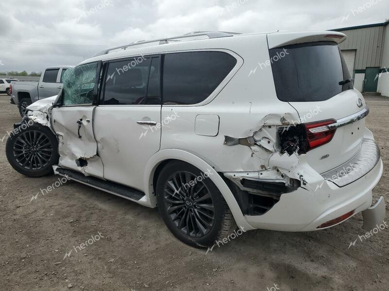 INFINITI QX80 SENSO 2022 white  gas JN8AZ2BE8N9293250 photo #3