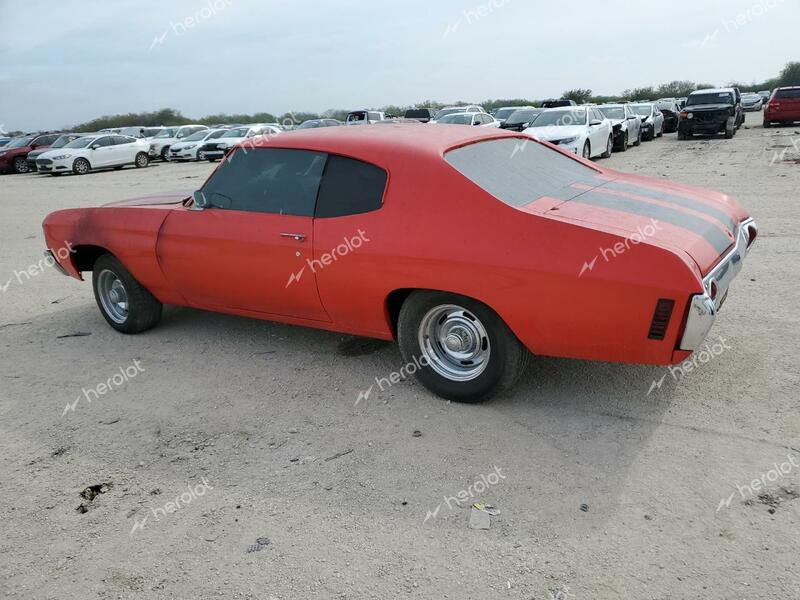 CHEVROLET CHEVELLE 1971 black   136371R116157 photo #3