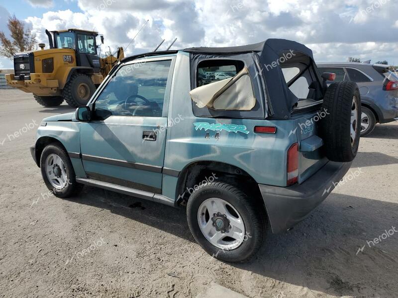 GEO TRACKER 1996 green 2dr spor gas 2CNBE186XT6905197 photo #3