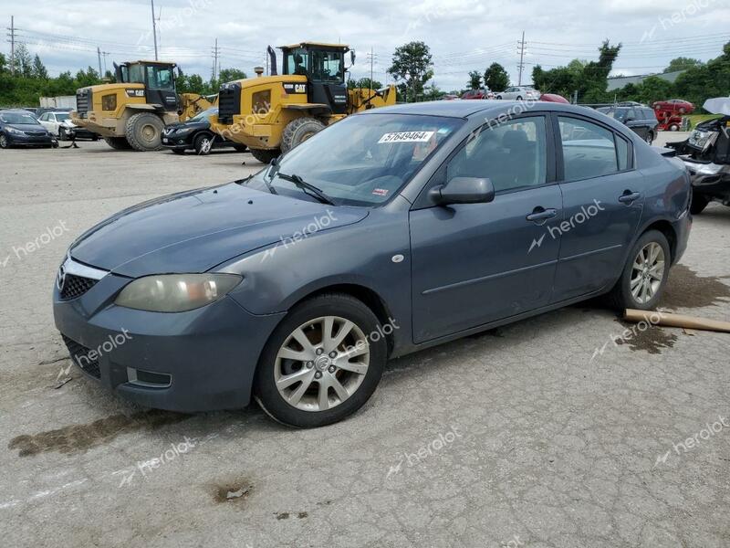 MAZDA 3 I 2007 gray sedan 4d gas JM1BK12F171726917 photo #1