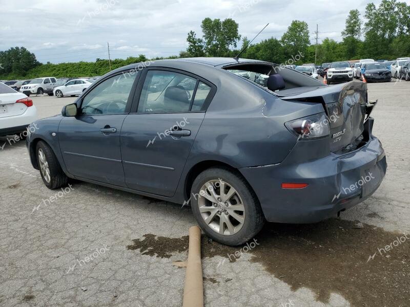 MAZDA 3 I 2007 gray sedan 4d gas JM1BK12F171726917 photo #3