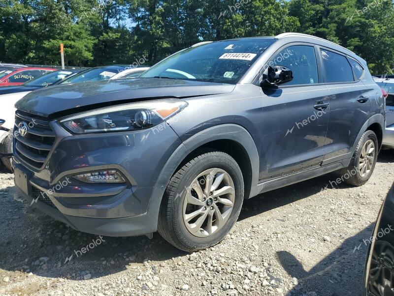 HYUNDAI TUCSON LIM 2016 gray 4dr spor gas KM8J33A43GU093819 photo #1