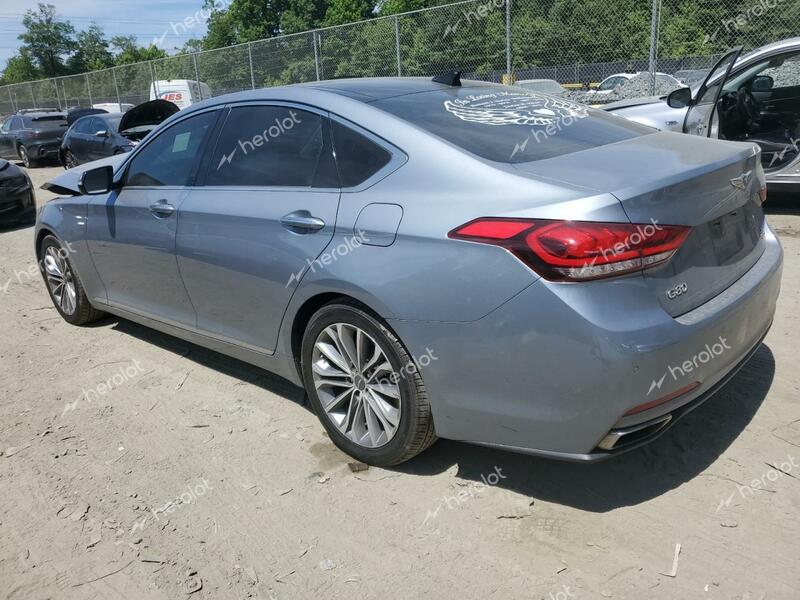 GENESIS G80 BASE 2017 silver  gas KMHGN4JE1HU191560 photo #3