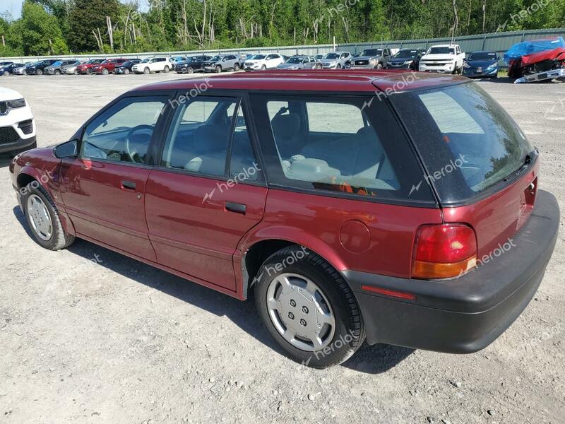 SATURN SW1 1993 maroon station gas 1G8ZG8595PZ223563 photo #3