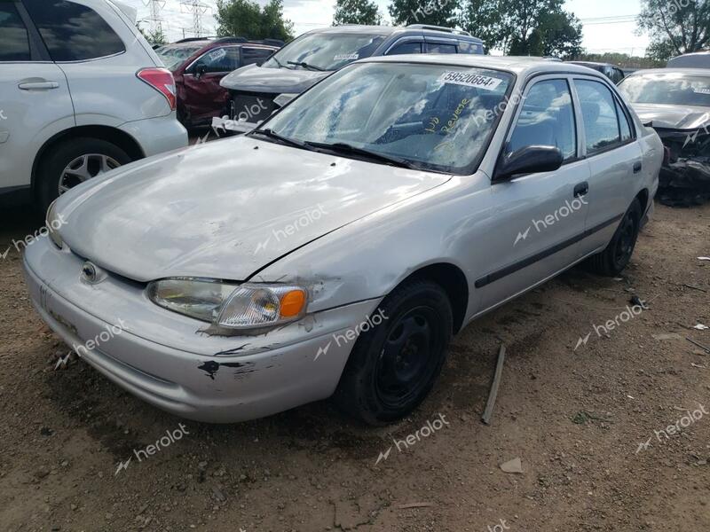 CHEVROLET PRIZM 4D 2002 silver  gas 1Y1SK528X2Z417574 photo #1