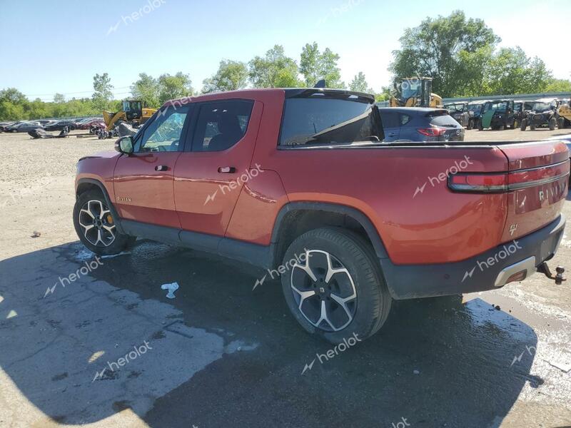 RIVIAN R1T ADVENT 2022 red  electric 7FCTGAAA9NN011895 photo #3