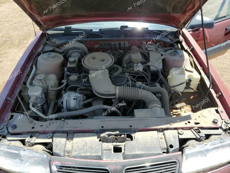 PONTIAC GRAND AM L 1989 maroon  gas 1G2NE54U2KC632859 photo #4