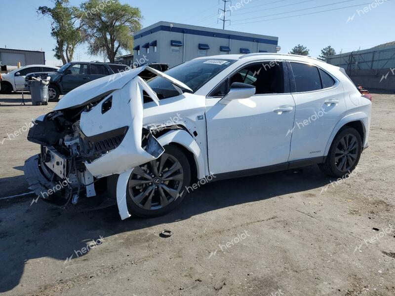 LEXUS UX 250H BA 2022 white  hybrid engine JTHE9JBH1N2061985 photo #1