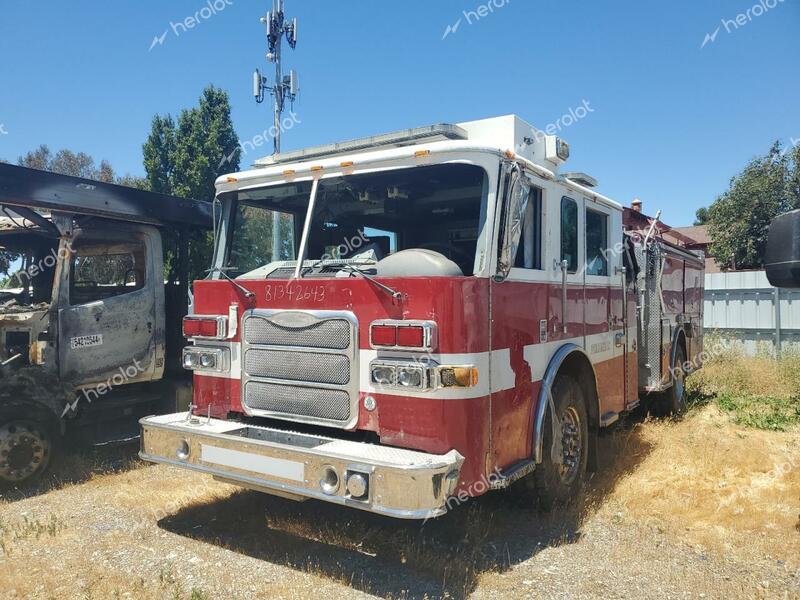 PIERCE MFG. INC. PIERCE 2010 red fire tru diesel 4P1CA01E1AA010981 photo #3