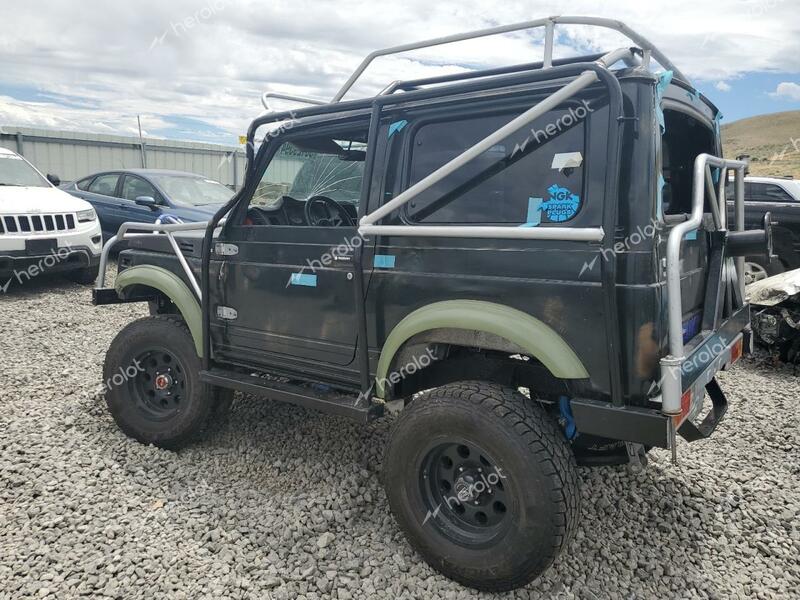 SUZUKI SAMURAI 1987 black  gas JS4JC51V4H4116919 photo #3