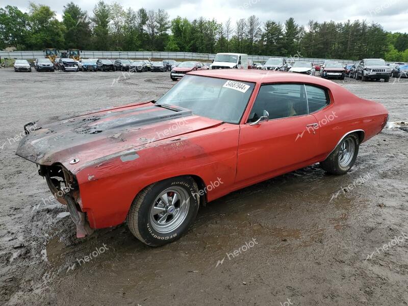 CHEVROLET CHEVELLE 1971 red   136371R114287 photo #1