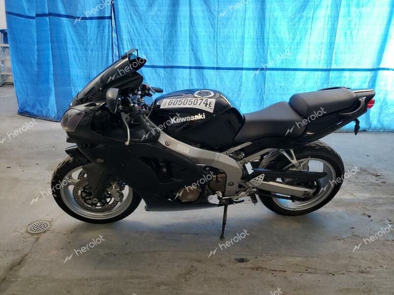 KAWASAKI ZX600 J1 2007 black  gas JKAZX4J147A068284 photo #4