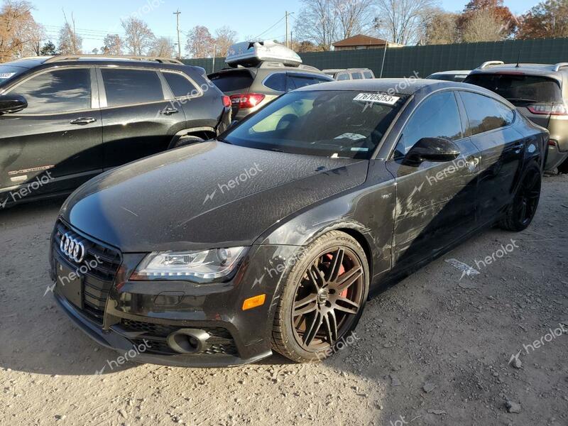 AUDI S7 PREMIUM 2014 black hatchbac gas WAUW2AFC2EN034654 photo #1