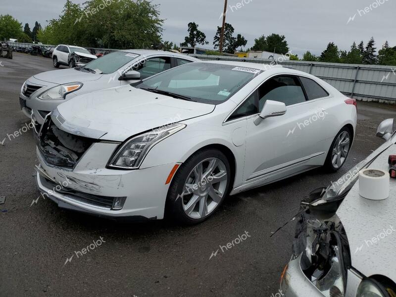 CADILLAC ELR 2016 white  hybrid engine 1G6RL1E41GU142587 photo #1