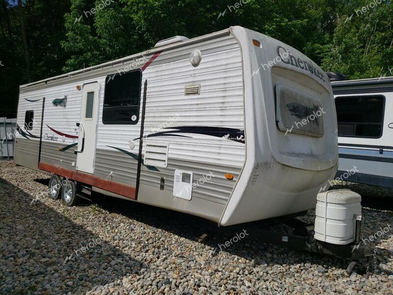 WILDWOOD CHEROKEE 2008 white   4X4TCKF268X107396 photo #1