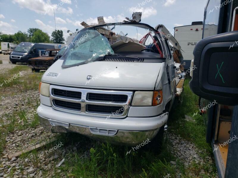 DODGE RAM VAN 2003 white  gas 2D6WB11Y83K528798 photo #3