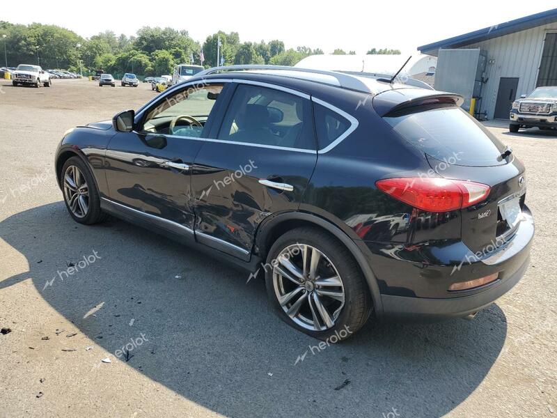 INFINITI EX37 BASE 2013 black  gas JN1BJ0HR7DM482038 photo #3