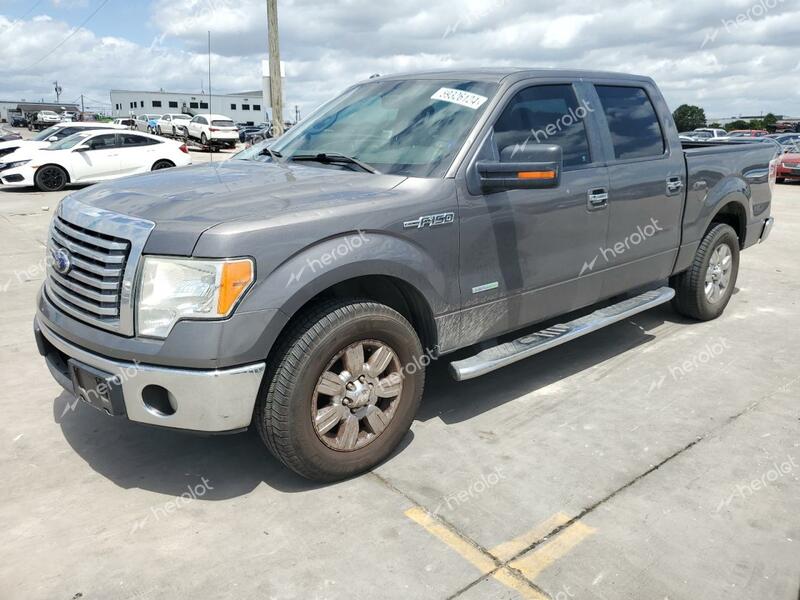 FORD F150 SUPER 2012 gray  gas 1FTFW1CT2CKE31291 photo #1