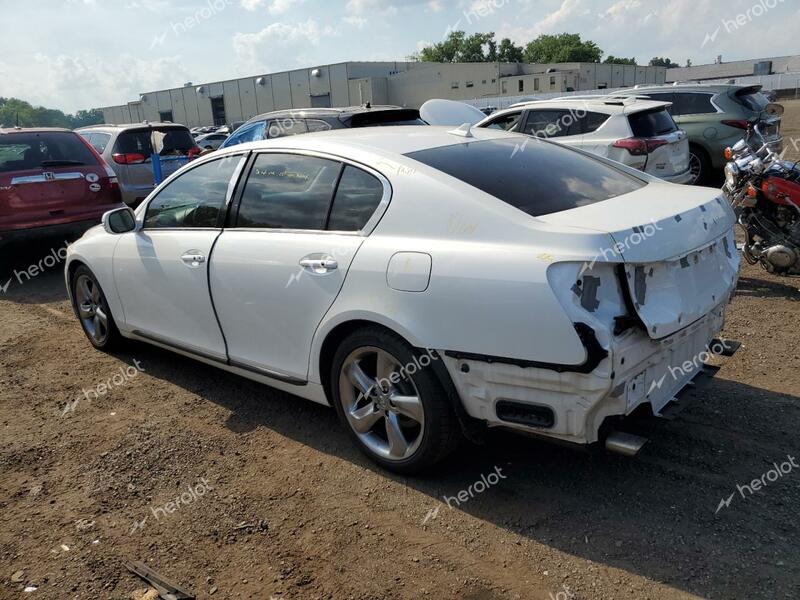 LEXUS GS 460 2008 white sedan 4d gas JTHBL96S085000915 photo #3