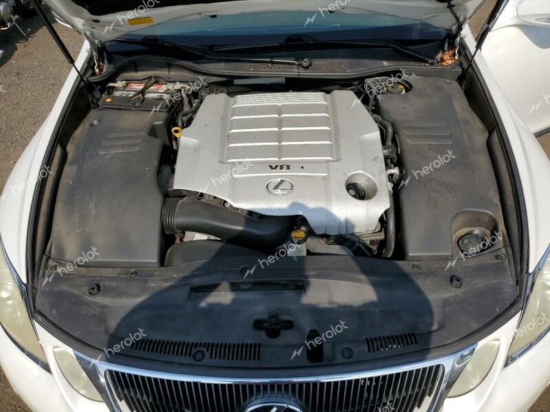 LEXUS GS 460 2008 white sedan 4d gas JTHBL96S085000915 photo #4