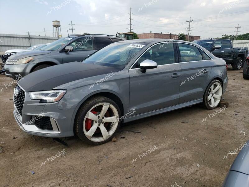 AUDI RS3 2019 gray  gas WUABWGFFXKA903963 photo #1