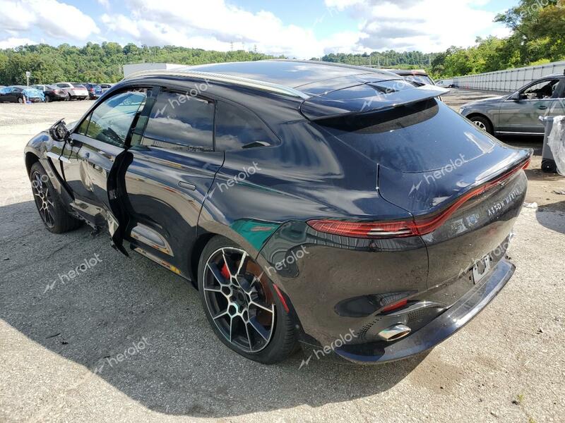 ASTON MARTIN DBX 2021 black  gas SCFVUJAW7MTV03128 photo #3