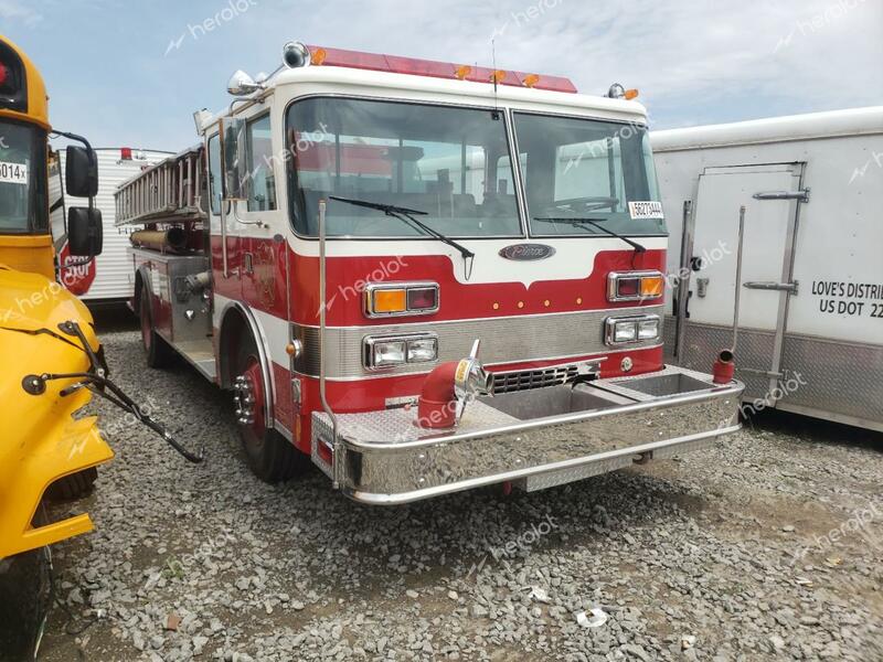 PIERCE MFG. INC. PIERCE 1990 red fire tru diesel 4P1CT01FXLA000116 photo #1