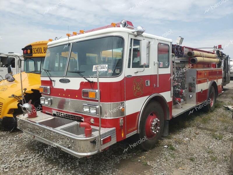 PIERCE MFG. INC. PIERCE 1990 red fire tru diesel 4P1CT01FXLA000116 photo #3