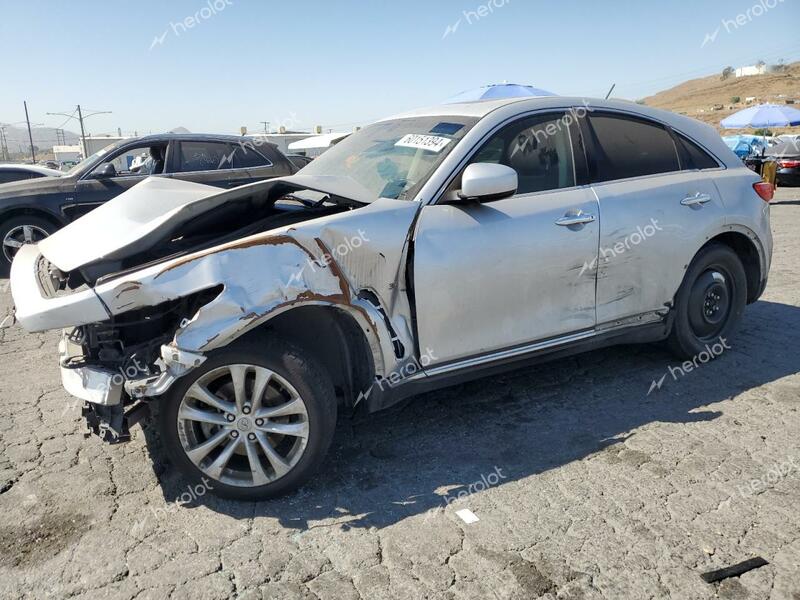 INFINITI QX70 2017 silver 4dr spor gas JN8CS1MWXHM414956 photo #1