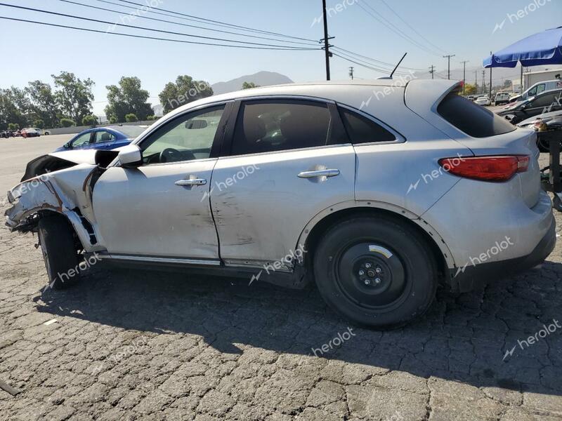 INFINITI QX70 2017 silver 4dr spor gas JN8CS1MWXHM414956 photo #3