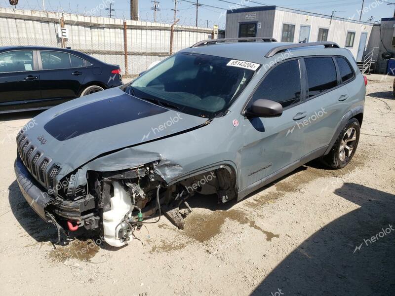 JEEP CHEROKEE T 2014 gray 4dr spor flexible fuel 1C4PJMBS4EW239928 photo #1