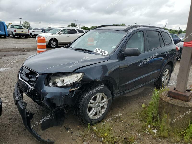 HYUNDAI SANTA FE G 2010 charcoal  gas 5NMSG3AB9AH340139 photo #1