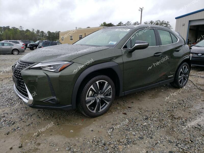 LEXUS UX 250H BA 2022 green  hybrid engine JTHX9JBH1N2062899 photo #1