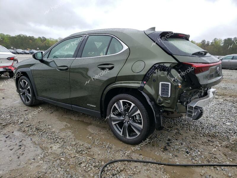 LEXUS UX 250H BA 2022 green  hybrid engine JTHX9JBH1N2062899 photo #3