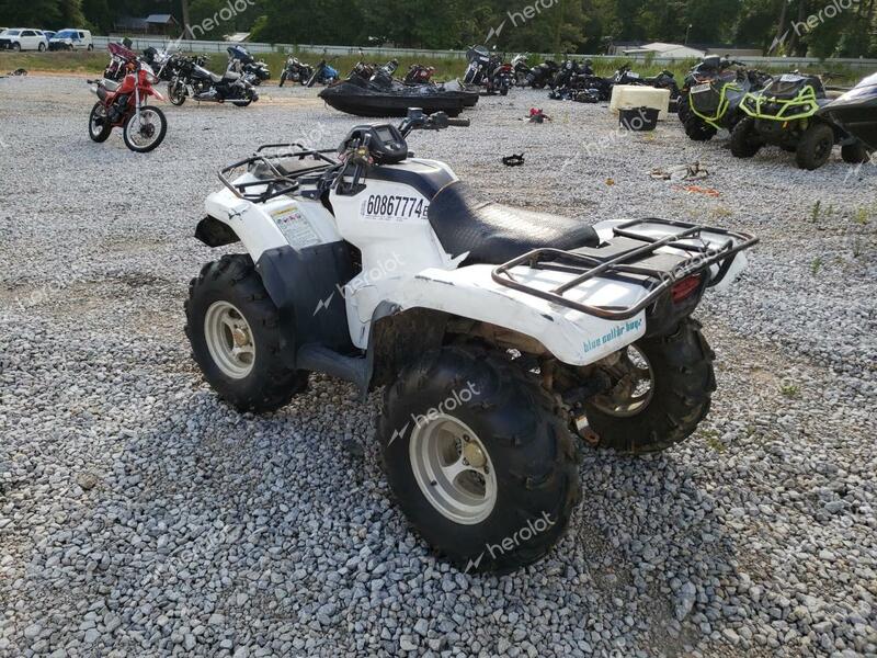 HONDA TRX420 FM 2017 white  gas 1HFTE4012H4S00GG4 photo #4