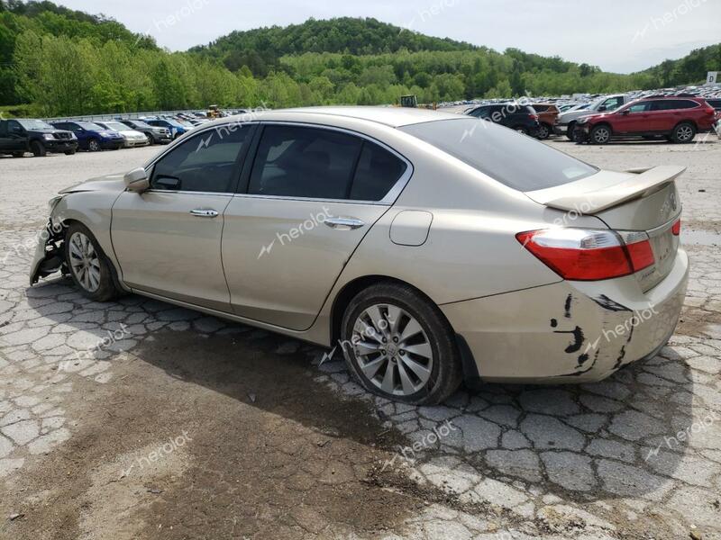 HONDA ACCORD EX 2013 gold  gas 1HGCR2F70DA115606 photo #3