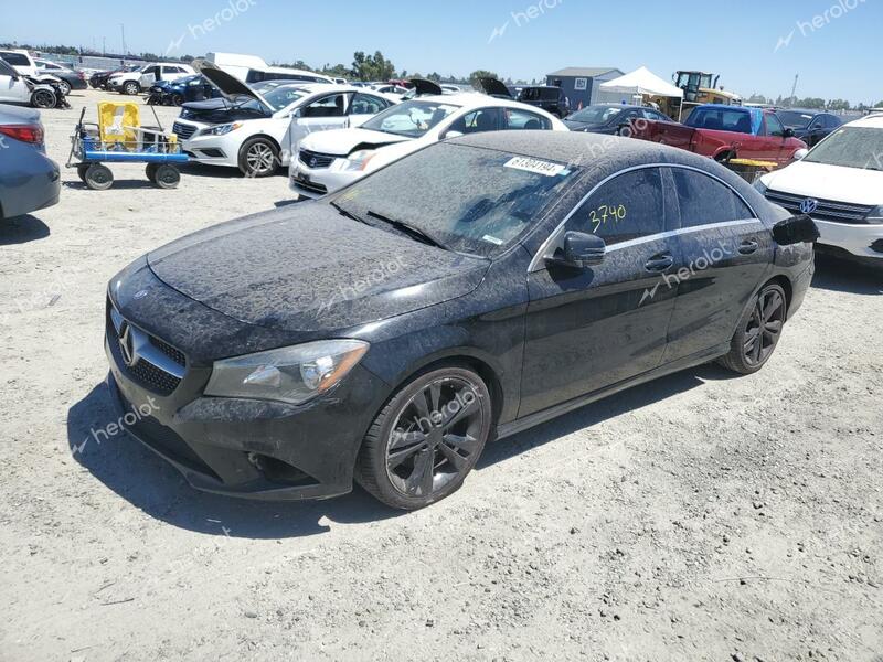 MERCEDES-BENZ CLA 250 2014 black sedan 4d gas WDDSJ4EB2EN051698 photo #1