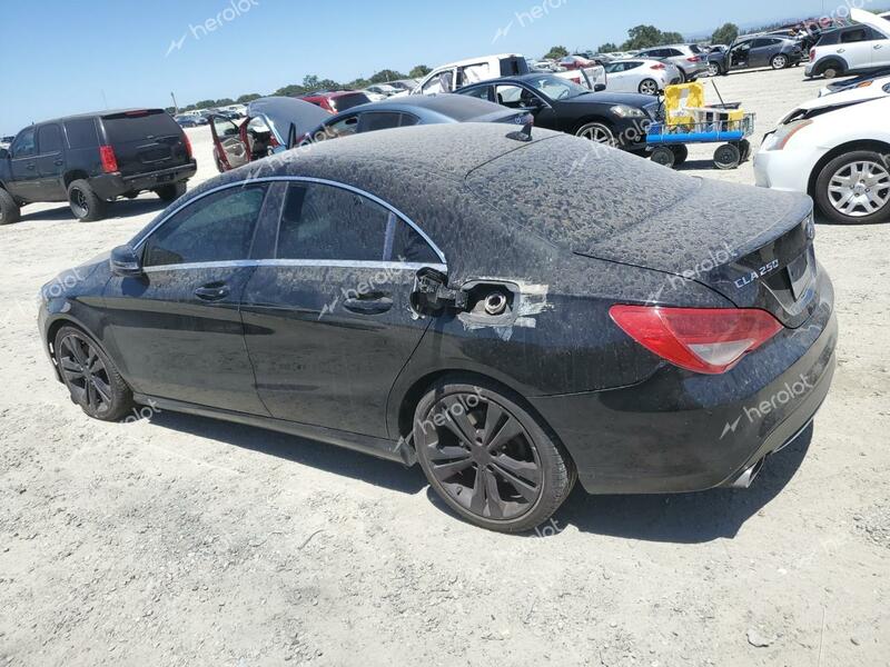 MERCEDES-BENZ CLA 250 2014 black sedan 4d gas WDDSJ4EB2EN051698 photo #3