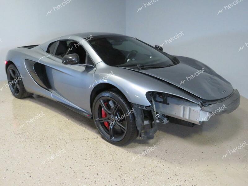 MCLAREN AUTOMOTIVE 650S SPIDE 2016 silver  gas SBM11FAA1GW006061 photo #1