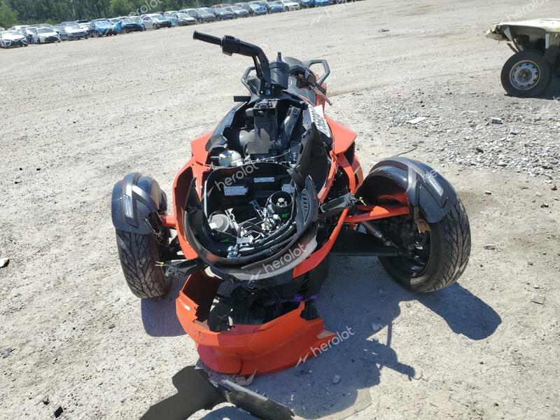 CAN SPYDER 2014 orange racer gas 2BXNAAC10EV000677 photo #3