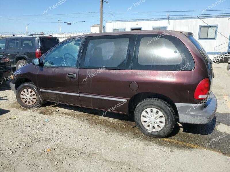 PLYMOUTH VOYAGER 1997 burgundy  gas 2P4FP25B5VR275027 photo #3