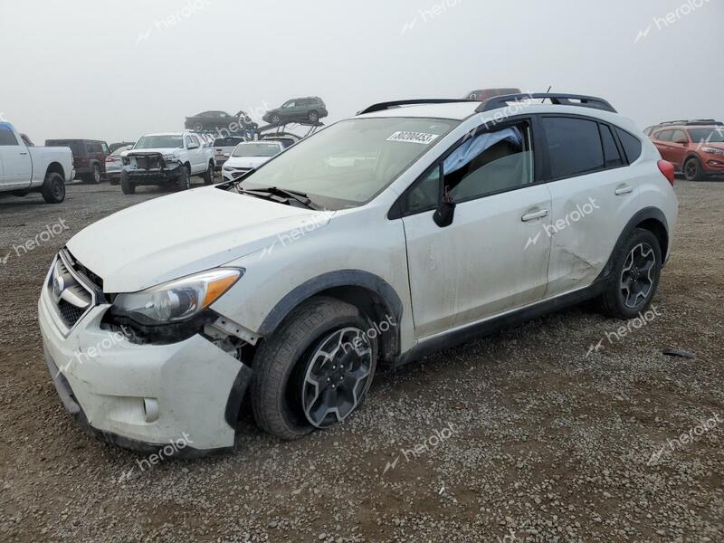 SUBARU XV CROSSTR 2014 white  gas JF2GPACC2E8310019 photo #1