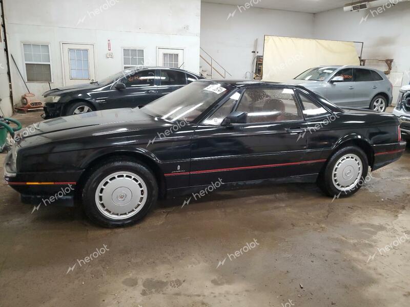 CADILLAC ALLANTE 1989 black converti gas 1G6VR318XKU102454 photo #1