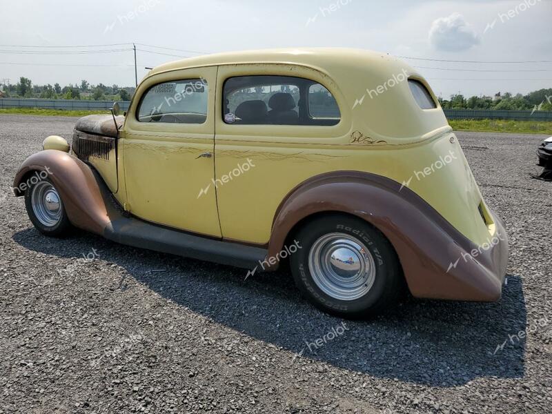 FORD TUDOR 1935 yellow   5W3806 photo #3