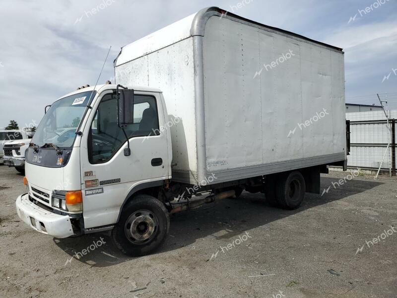 GMC 4000 W4S04 1995 white tilt cab gas 4KDB4B1A0SJ003134 photo #1