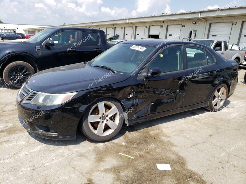 SAAB 9-3 2.0T 2009 black  gas YS3FB49Y791015969 photo #1