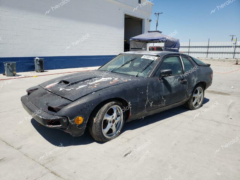 PORSCHE 924 S 1987 black  gas WP0AA092XHN452932 photo #1