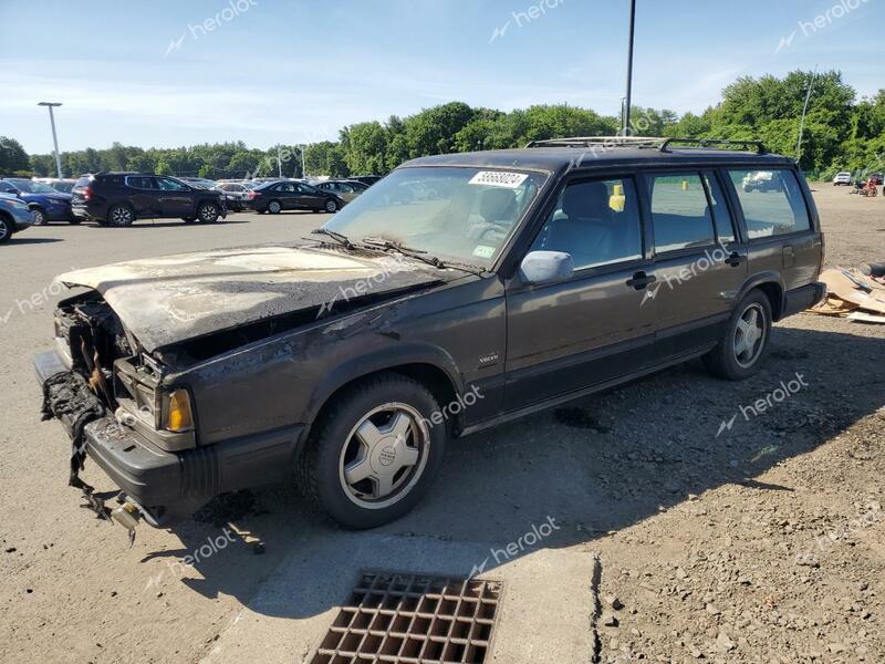 VOLVO 740 1989 black  gas YV1FA875XK2241475 photo #1