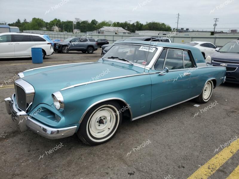 STUDEBAKER HAWK GT 1963 turquoise   62V44937 photo #1